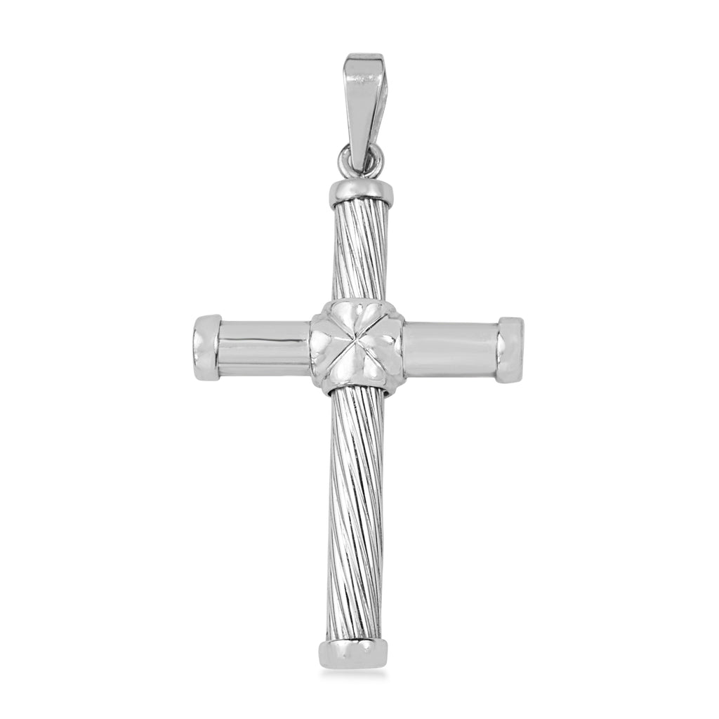 Medieval Cross Pendant - White Gold | Marcozo